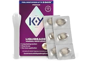 K-Y Liquibeads Vaginal Moisturizer, 6 Beads