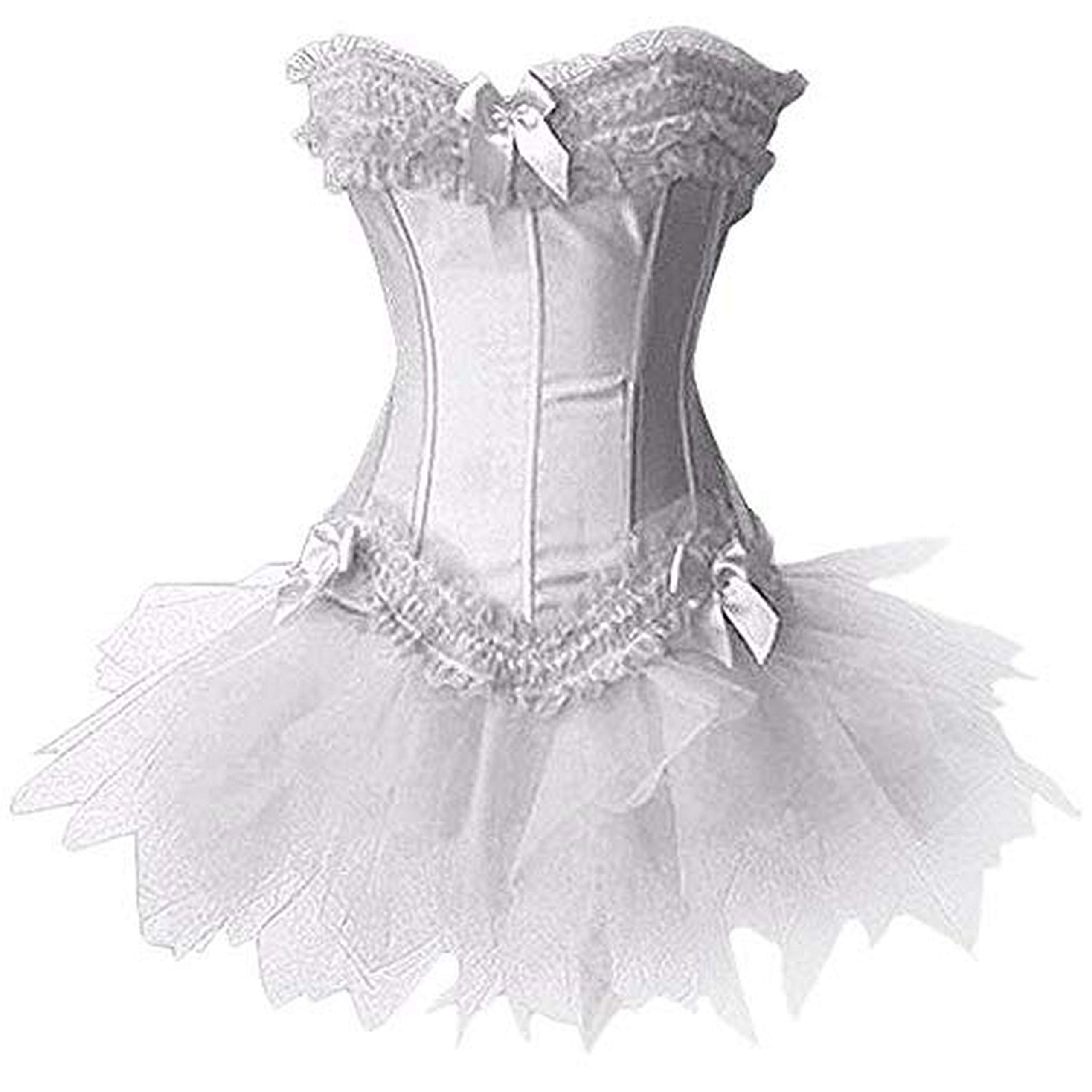 UK Ladies Burlesque Moulin Rouge Corset 