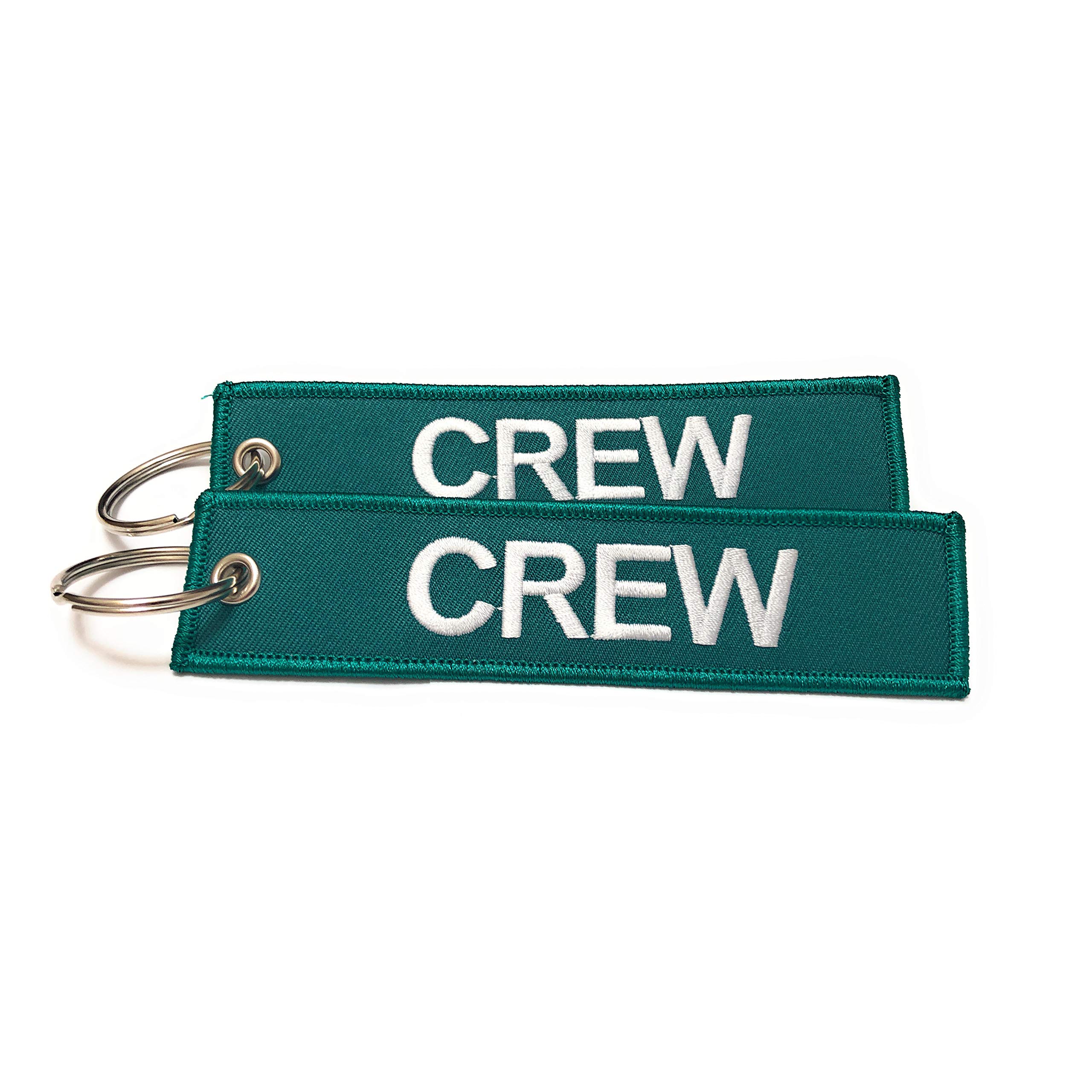 Crew Luggage Tag - Green/White - Set of 2 - Aviamart®