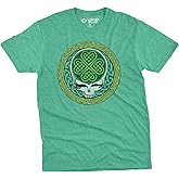 Liquid Blue Unisex-Adult Grateful Dead Celtic Shamrock SYF Poly-Cotton T-Shirt