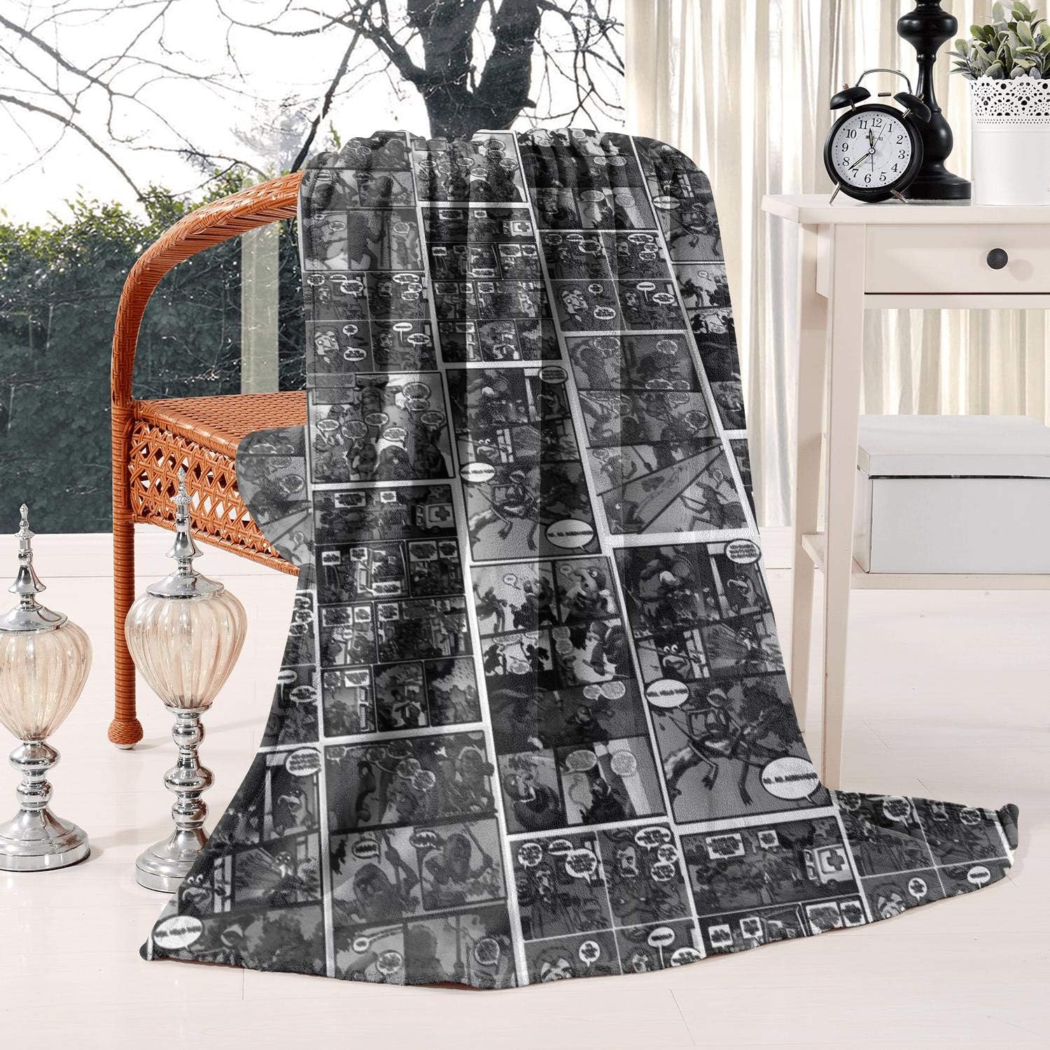 coolgood Soft Fleece Kermit The Frog Muppet Children's Furry Toys Comic Blanket-59¡±x79¡± All Season Blanket for Bed Couch Chair