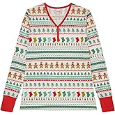 Little Sleepies Womens Pajama Top, Viscose from Bamboo, Henley Button Up Nursing PJs, Family Matching Pajamas for Women Set