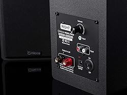 Micca PB42X Powered Bookshelf Speakers, 30-Watt RMS