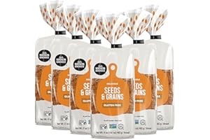 Little Northern Bakehouse Cinnamon & Raisin Gluten Free Bread, Vegan Bread, Non-GMO and Allergy-Friendly Sliced Bread for Gluten Free Food, Meals, Snacks - Seeds & Grains (6 pack, 17 oz. each)
