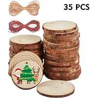 Dischetti Legno Grezzo Fette DIY Trucioli Registro 50 Pezzi Fai Da Te