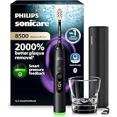 Philips Sonicare Next-Gen DiamondClean 8500 Electric Toothbrush | Sonic Toothbrush, 18-settings, Smart Pressure Feedback, 14-Day Battery, Black, HX8533/12