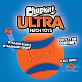 Chuckit Ultra Ball Bucket Medium Pack of 8 Durable High Bounce Rubber Dog Toy view 2