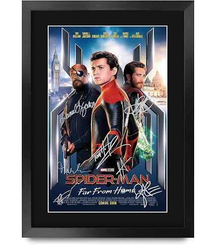 Amazon.com: HWC Trading Tom Holland Gift USL Framed Signed Printed