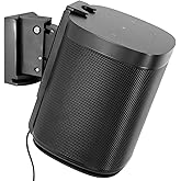 Mount-It! Adjustable Speaker Wall Mount for SONOS One, One SL and Play:1 - Black