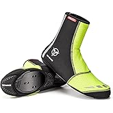 GEWAGE Cycling Shoe Covers -Warm Bike Shoe Covers - Windproof Mountain Road Cycling Overshoes - Cycling Shoe Cover for Men Women
