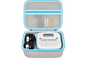 GWCASE Portable Case for Brother P-Touch PT-N20 /for PT-N25BT PT-N25BTV3 Label Maker, Organizer for Label Maker and Accessories, Travel and Office Essentials（Bag Only）