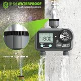 johgee Water Timer 2 Outlet, IP54 Waterproof Garden Hose Timer view 6