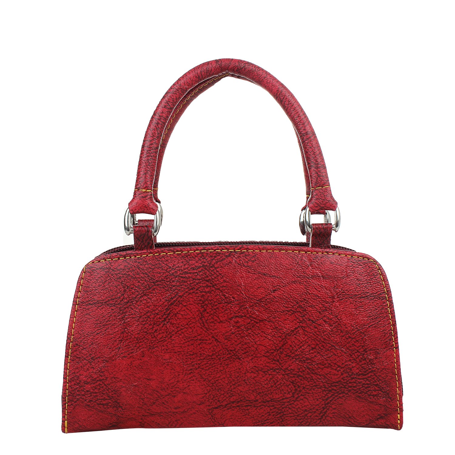 element cart light weighted red clutch for ladies
