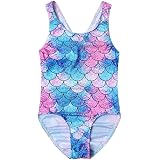 Girls Unicorn Swimsuits One Piece Swimwear Bathing Suits