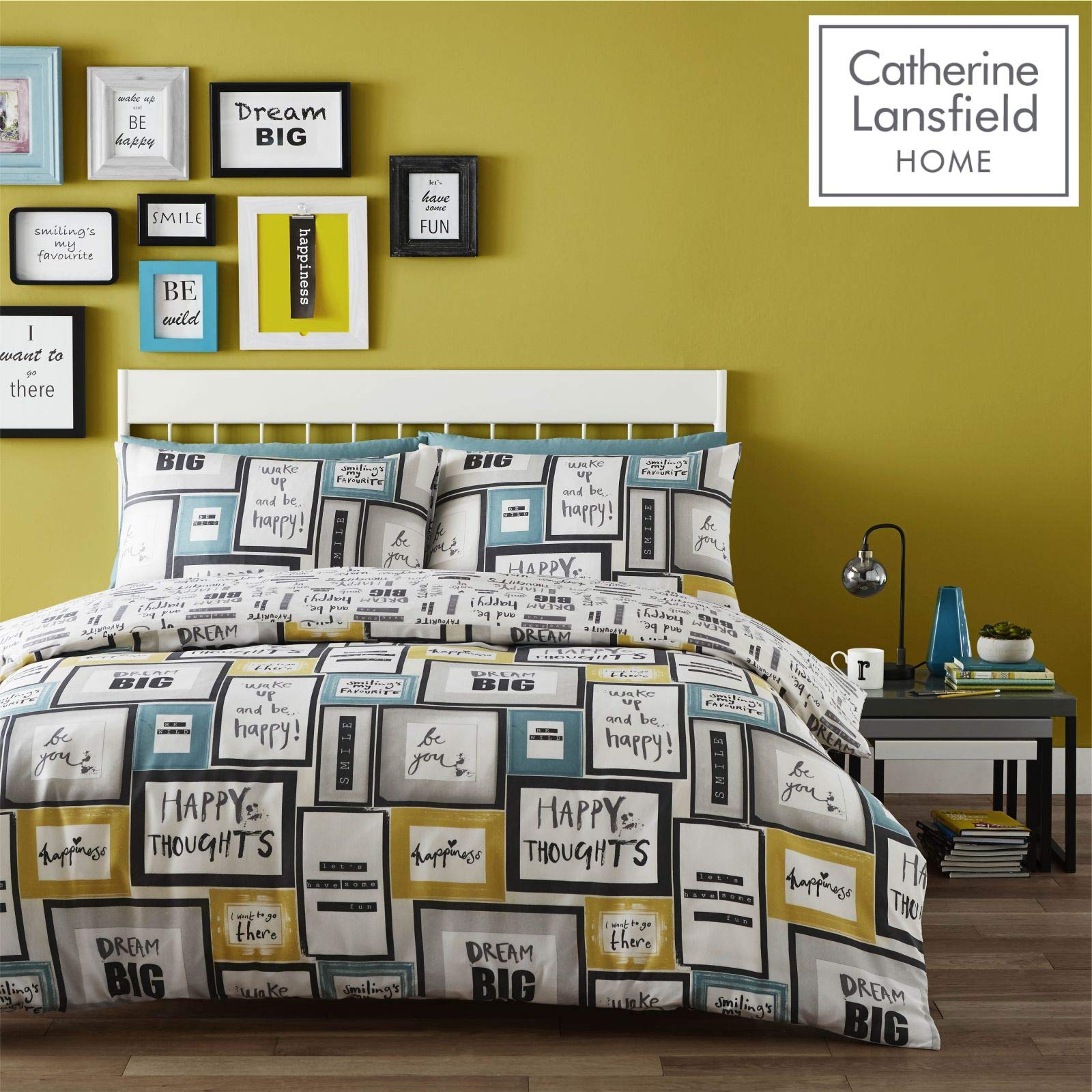 Catherine Lansfield Dream Big Cotton Rich Single Duvet Set Multi