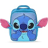Disney Stitch Mini Backpack School Supplies for Kids Toddlers 12x10” Cute Travel Essentials Carry On for Vacation Day Trips Playdates Rucksack
