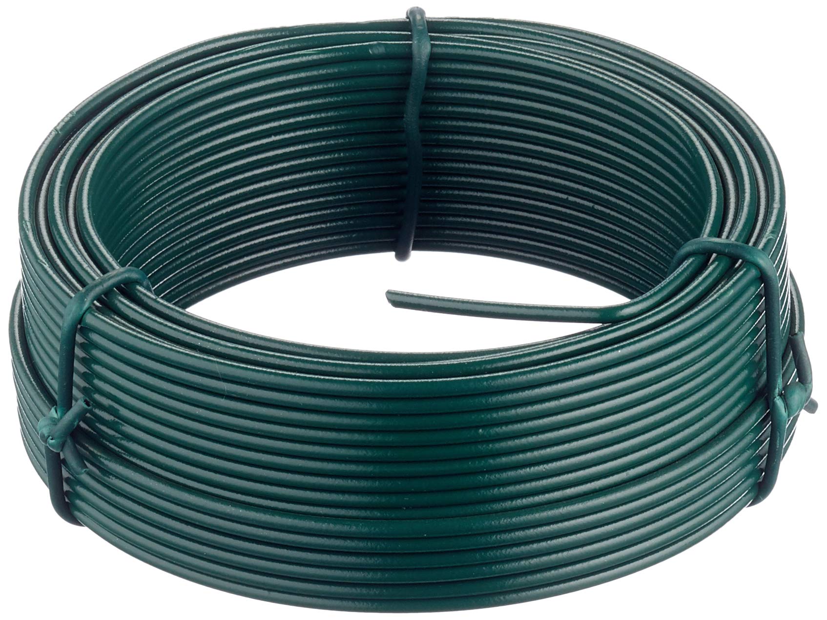 Merriway BH05777, 2.0 mm x 20 Metre Green Plastic Coated Garden Wire