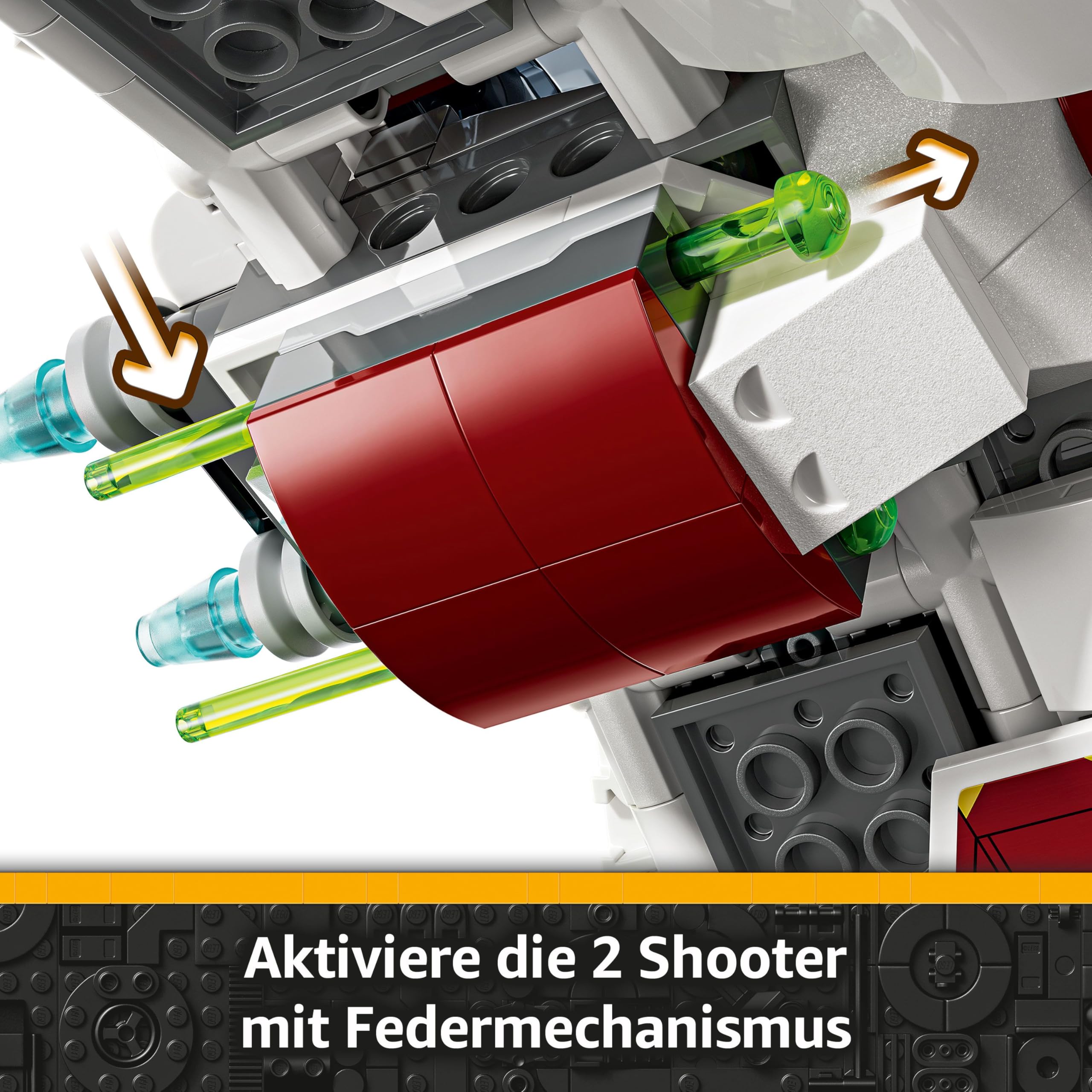 LEGO Star Wars 75401 Ahsokas Jedi Interceptor, Sternenjäger für Fans von The Clone Wars, Ahsoka Tano & Anakin Skywalker Minifiguren, mit Lichtschwertern und R7-A7, für Jungen und Mädchen ab 8 Jahren 4