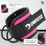DMoose Fitness Ankle Straps for Cable Machines with Premium Padding view 3