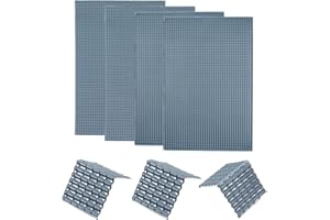 MECCANIXITY Miniature Roof Tiles PVC Model Roof Tiles Mini DIY Tiles Model Building Set for Model Building Dolls Houses Garde