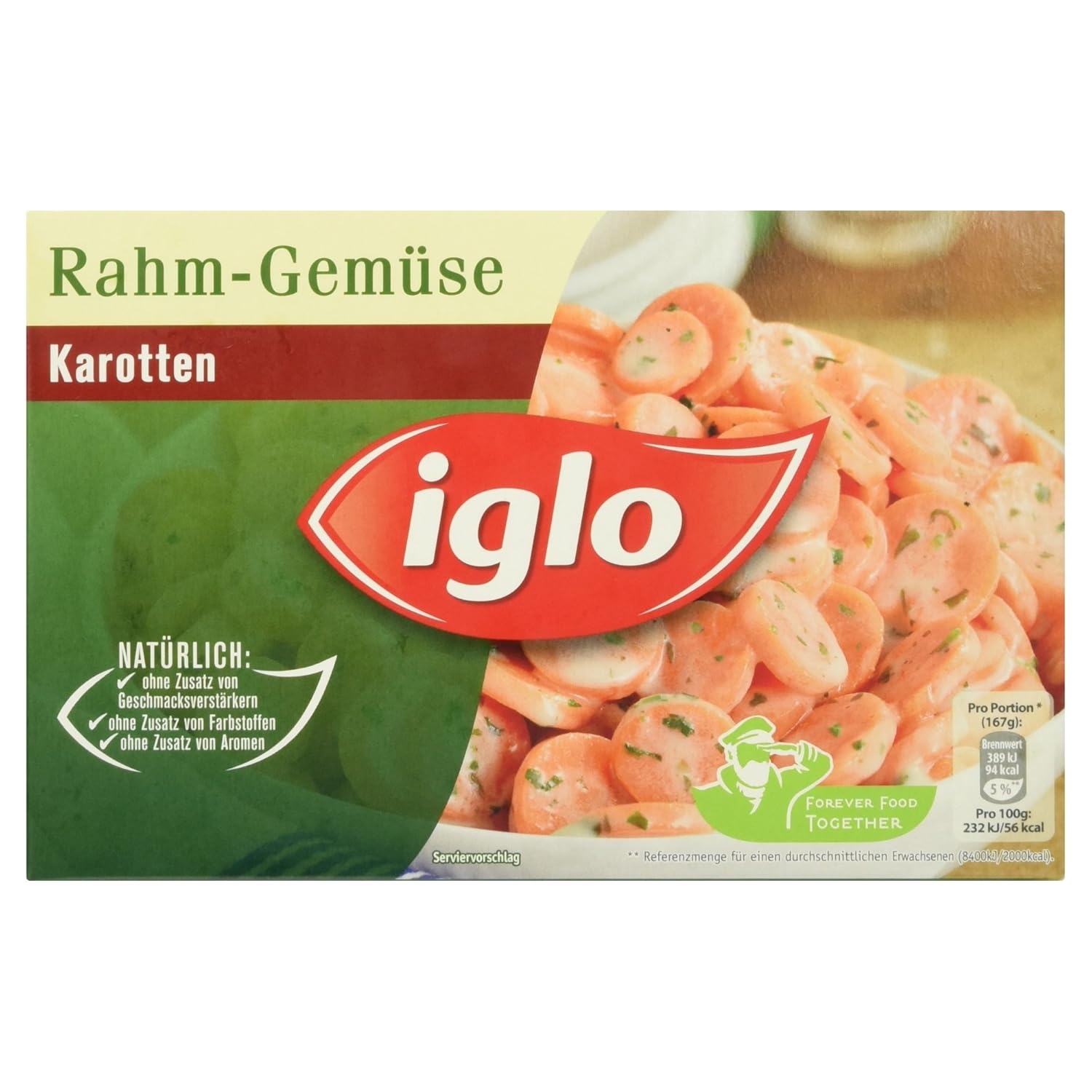 iglo Rahm-Gemüse Karotten, 500 g (Tiefgefroren): Amazon.de ...
