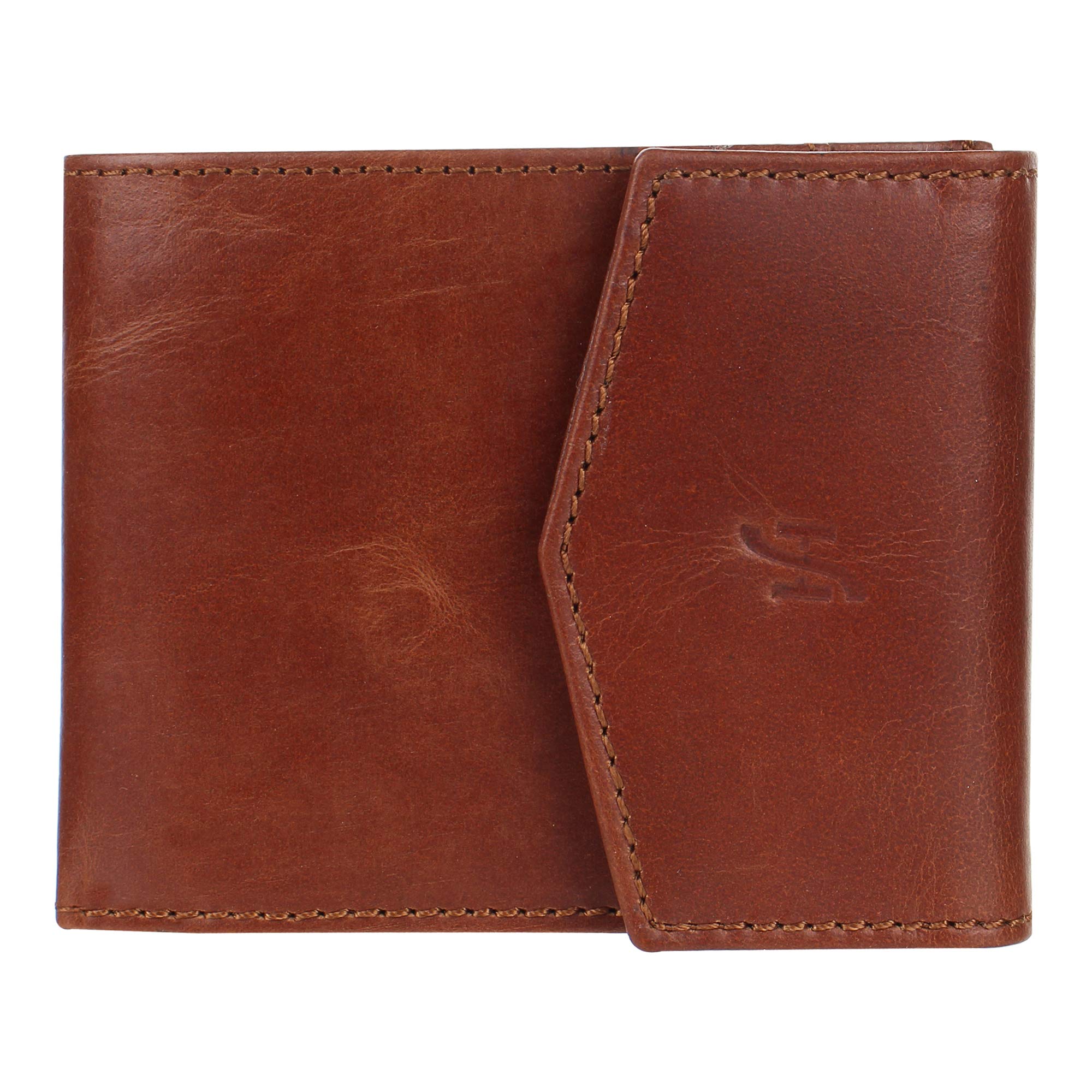 STARHIDE Mens RFID Blocking Genuine Soft Leather Envelope Style Wallet with External ID Pocket 750 (TAN)