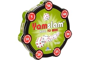 Yamslam Fun Chance and Strategy Family Dice Game for Kids and Adults by Blue Orange Games - 1 to 4 Players, Ages 8+