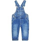 KIDSCOOL SPACE Denim Overalls,Baby Little Big Kids Hammer Loop on Jeans Dungarees Pants