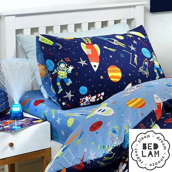 Multicolore Poliestere Cotone 200 X 140 X 1 Cm Bedlam Patch Seaside Per Bambini Set Copripiumino Singolo Biancheria Per La Cameretta Set Di Biancheria Da Letto