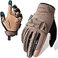 OneTigris Motorcycle Gloves for Men With Soft Palm Pads, Touchscreen for Riding, Paintball, Cycling, Work, Hunting, Hiking, Camping, and Climbing
