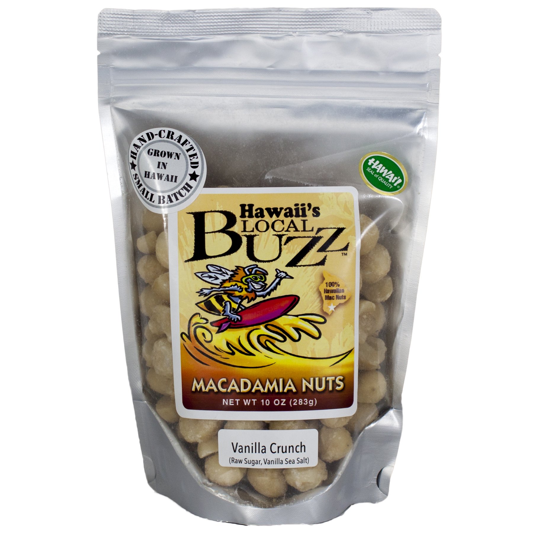 Hawaii's Local Buzz Macadamia Nuts, Cinnamon Bun Crunch