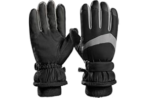 DOFOWORK Ski Gloves - Winter Gloves Waterproof Breathable Snowboard Gloves for Cold Weather, Snow Gloves for Men/Women