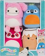Squishmallows Original Micromallows 4-Pack Brina Bigfoot Chanel Cinnamon Lucia