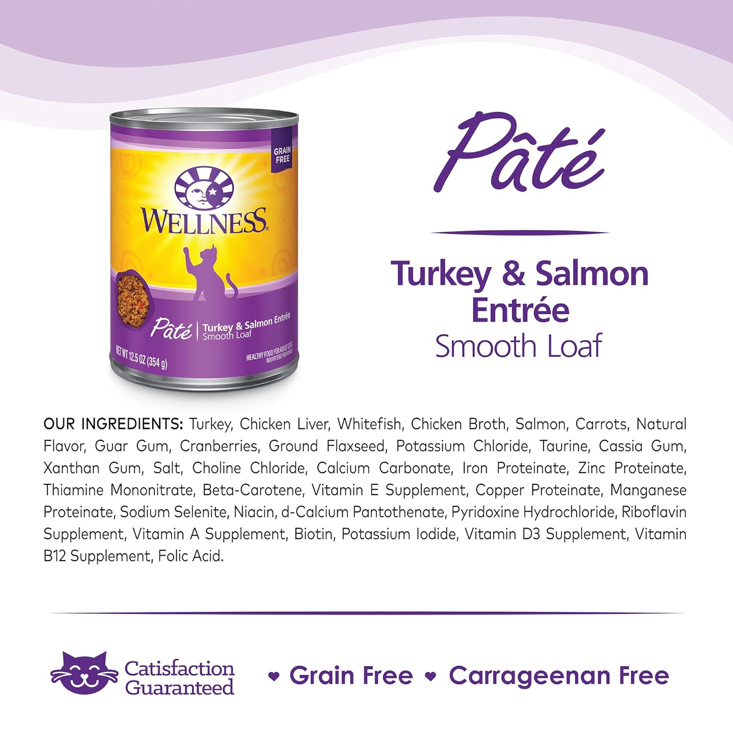 Wellness Complete Health Natural Grain Free Wet Canned Cat Food Pate