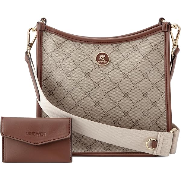 Nine West Bandolera Siera Para Mujer, Blanco óptico