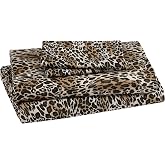Printed Soft Microfiber Full 4-Piece Sheet Set, Zara Leopard | Durable soft 100% polyester microfiber set includes 1 flat sheet, 1 fitted sheet and 2 standard pillowcases