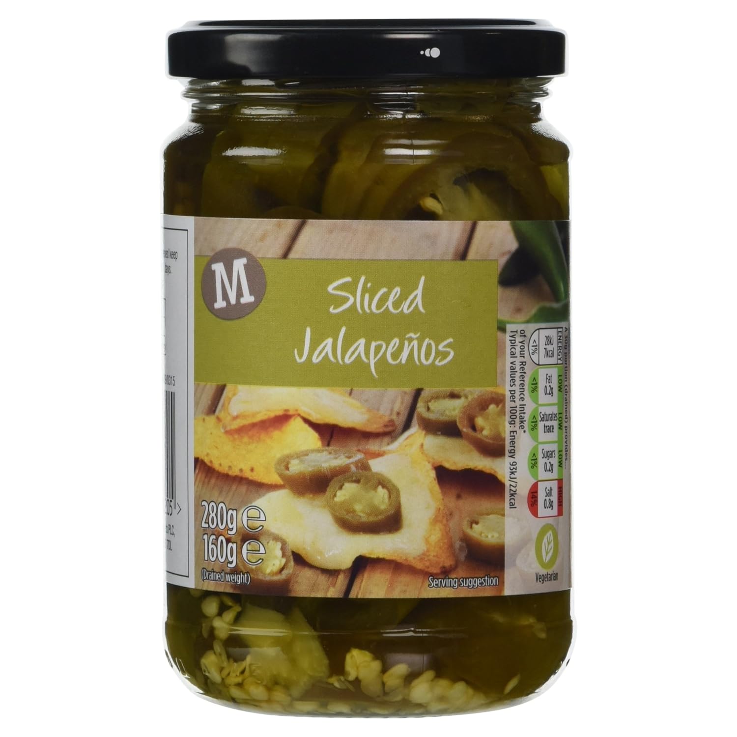 Morrisons Sliced Jalapenos, 280g Amazon.co.uk Prime Pantry
