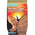Jurassic Natural Australian Desert Dragon Habitat Substrate for Bearded Dragons and Other Lizards, Red, 20lb
