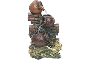 Design Toscano Villa La Piccolina Cascading Urns Illuminated Garden Fountain