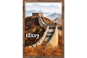 Picrit 12x17 Picture Frame, Photo Frame for Wall Mounting Display, Brown