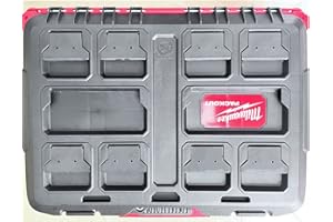 JILINWEI 8 Pcs Mounting Feet for Milwaukee Packout,Mounting Plate Feet Mount Adapter Compatible with Milwaukee Packout System,Black