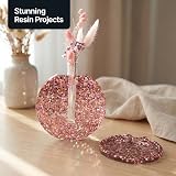 Hemway Rose Gold Holographic Glitter Shaker 110g Super Chunky Craft view 5