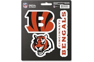 FANMATS NFL Unisex-Adult NFL 3 Piece Decal Set