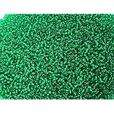 Seed Beads Size:11/0 50 gr / 1.76 oz (Emerald Green Silver Lined)