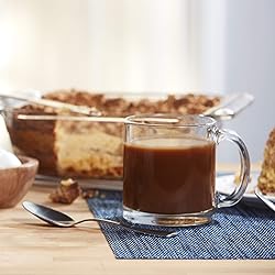 Libbey Robusta Glass Mugs, Set of 4,13 ounce