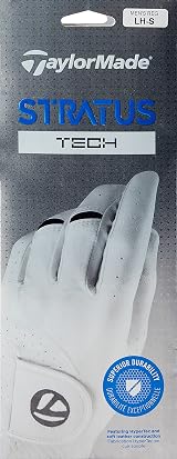 TaylorMade Stratus Tech Golf Glove White Medium Pack of 5 view 3