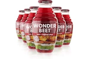 Beetology Organic Beet and Tropical Juice, 8.45oz (6 Pack) | 100% Cold Pressed | Heart Healthy | Nutrient Packed Vegetable Juice | Vibrant Flavor | Wonder Beet