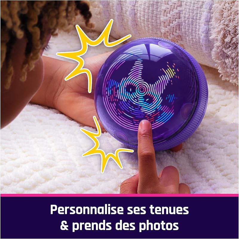 Boule Hamster - Mon Animal Interactif - Animal Digital Qui Réagit Au Toucher Et Aux Mouvements - Ecran Tactile avec 20 Animaux Interactifs - Sons Réactions Jeux - Jeu pour Enfant 5 et +