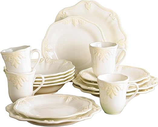 Amazon Com Lenox Butlers Pantry Gourmet 16 Piece Dinnerware Set