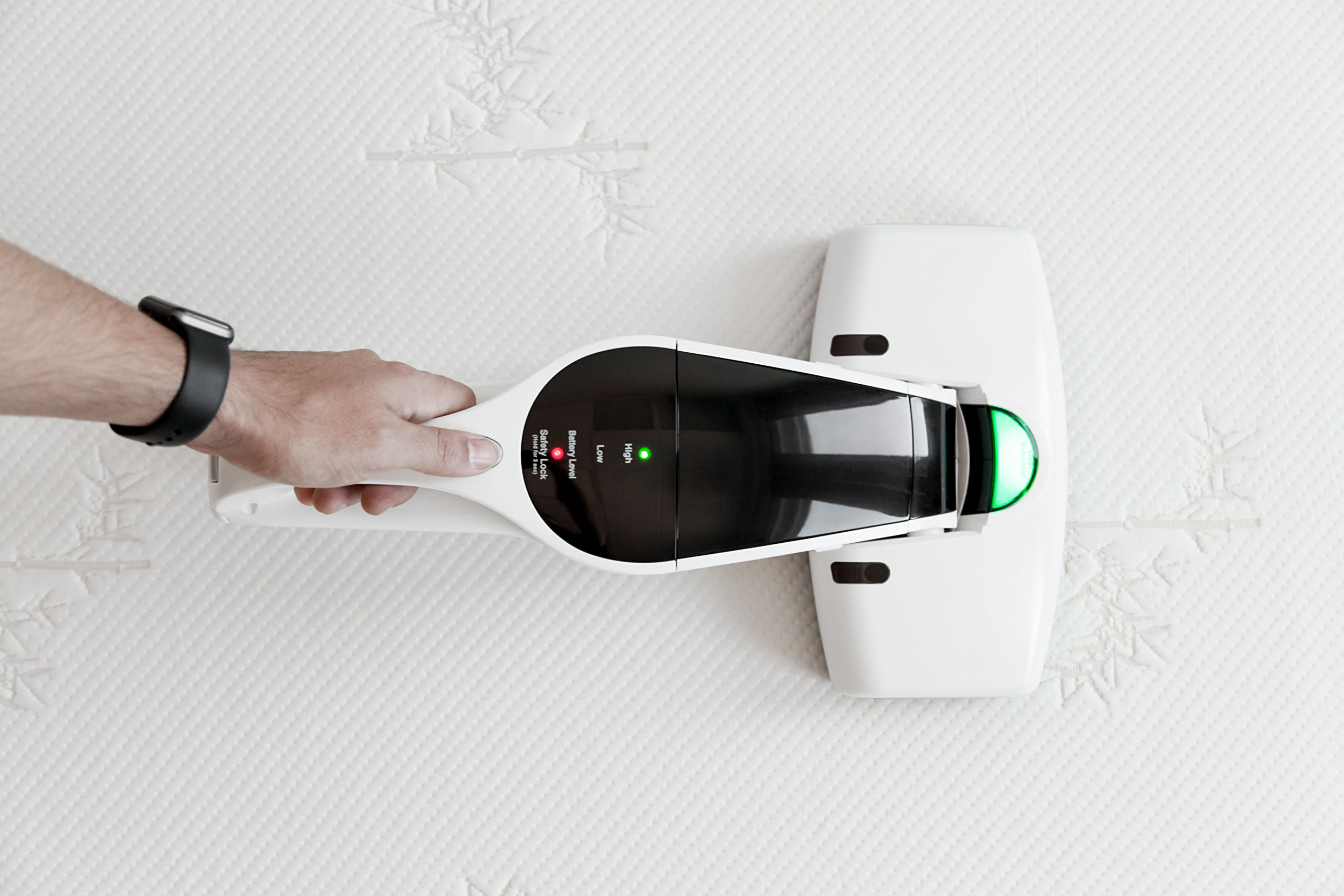 IRIS ICFDC1 Cordless Mattress and Furniture Vacuum Cleaner, White eBay